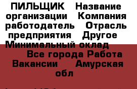 ПИЛЬЩИК › Название организации ­ Компания-работодатель › Отрасль предприятия ­ Другое › Минимальный оклад ­ 35 000 - Все города Работа » Вакансии   . Амурская обл.